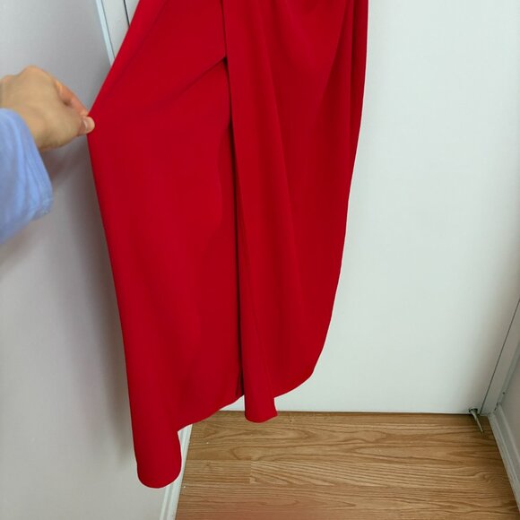 Zara small red midi dress NWOT - Picture 7 of 12